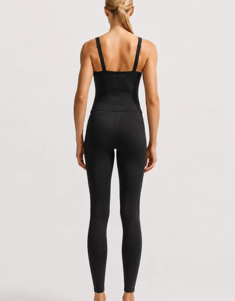 Nike SKIMS Ladies Matte Square Neck Tank Top in Black