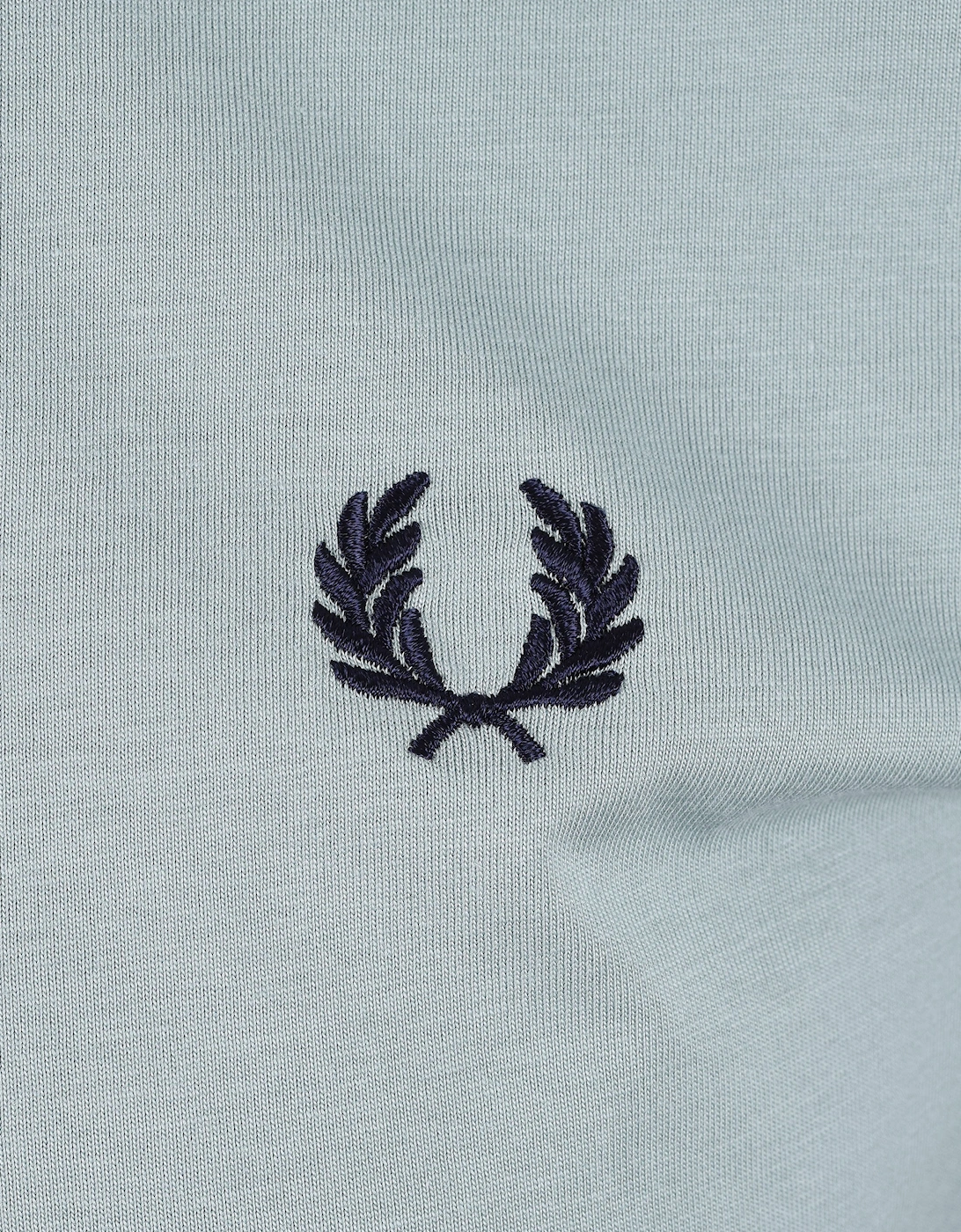 FRED PERRY TWIN TIPPED T-SHIRT SILVER BLUE / DARK AIRFORCE