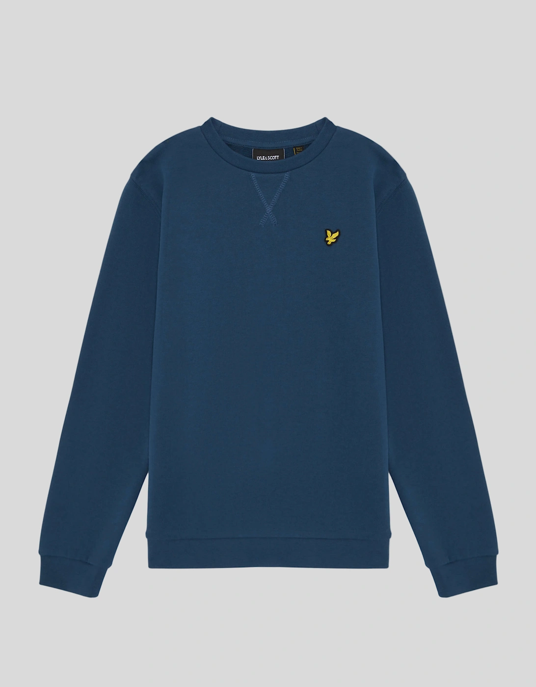 Lyle And Scott Boy's Cotton Crew Neck Sweatshirt - Navy - Size, 14 Years/15 Years