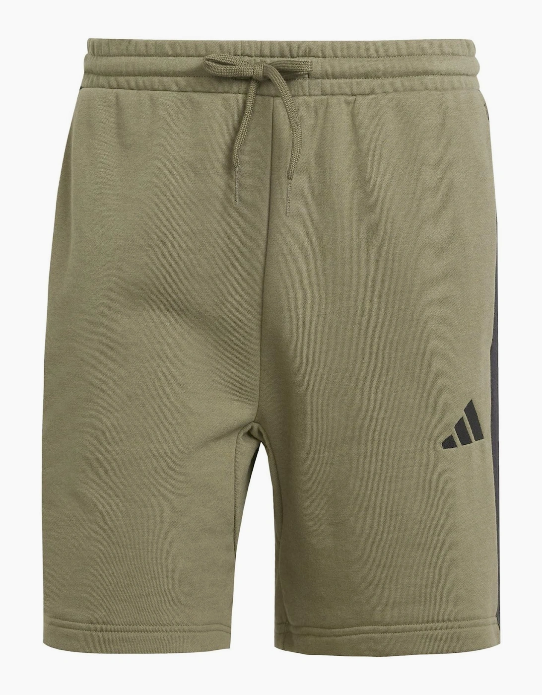 Mens Essentials 3 Stripe Fleece Shorts