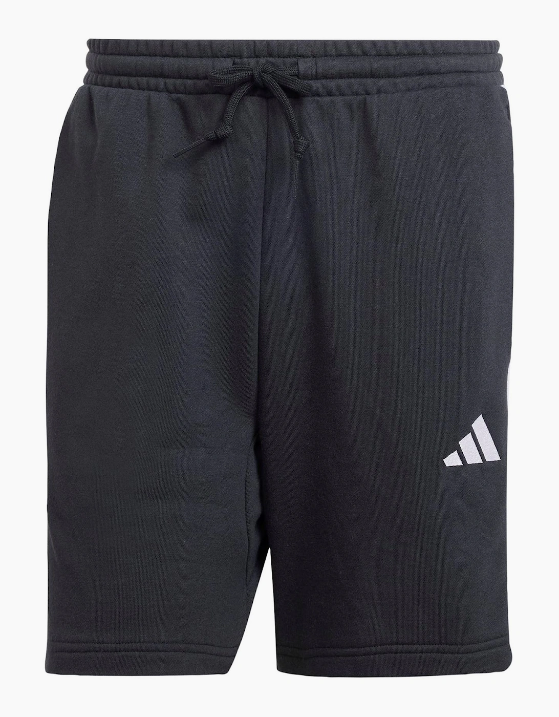 Mens Essentials 3 Stripe Fleece Shorts, 7 of 6