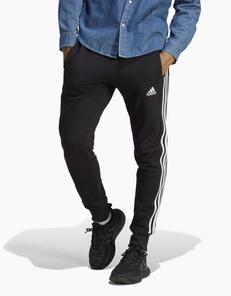 Essentials French Terry Tapered Cuff 3  Stripes Joggers