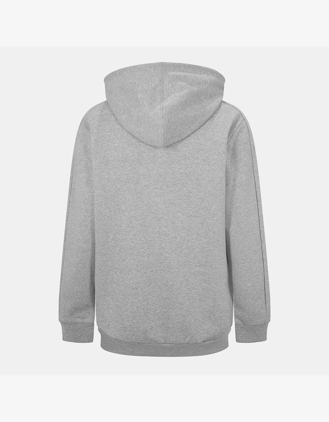 Mens Fleece 3 Stripes Full Zip Hoodie