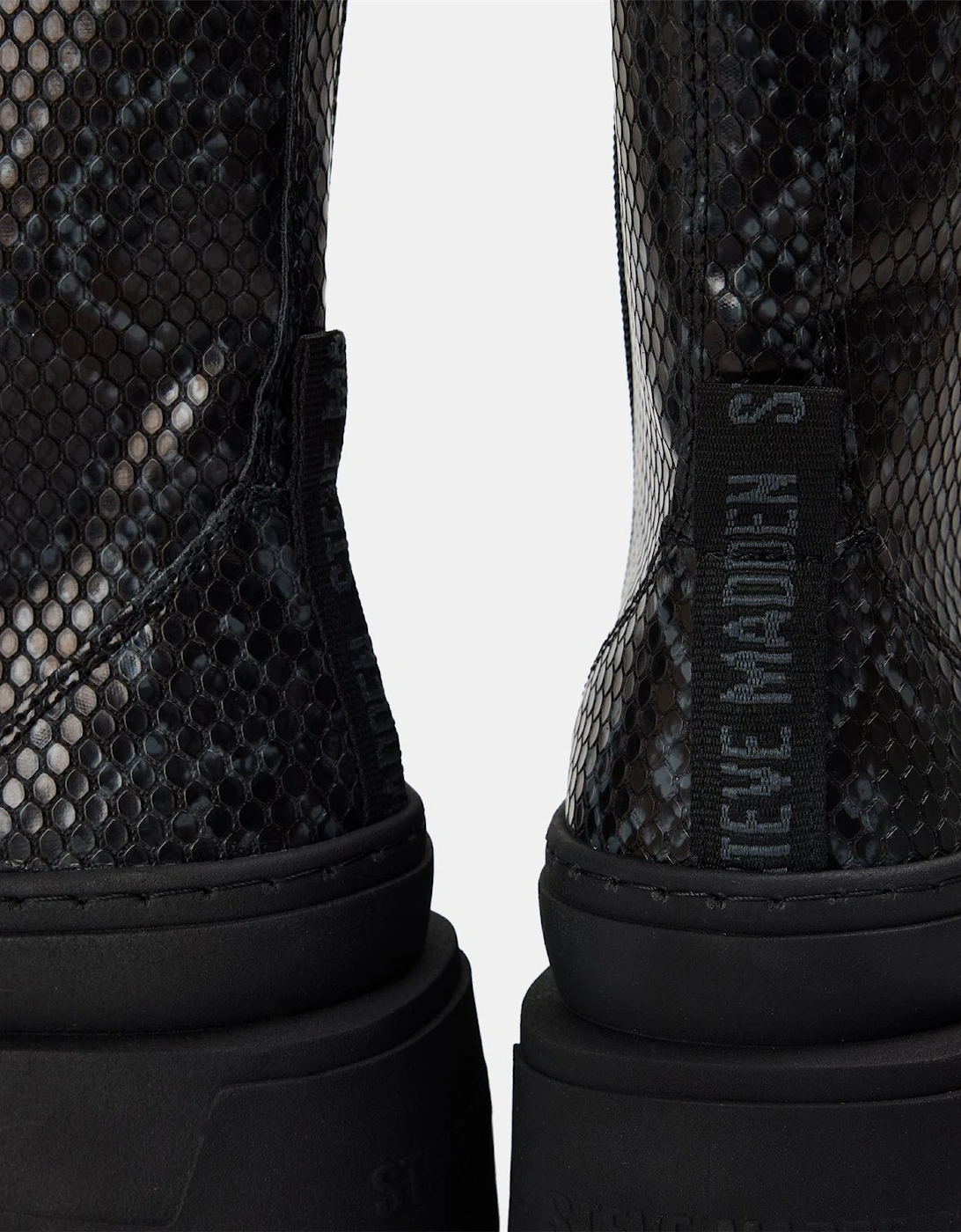 Coast Snake Patterned Platform Boots
