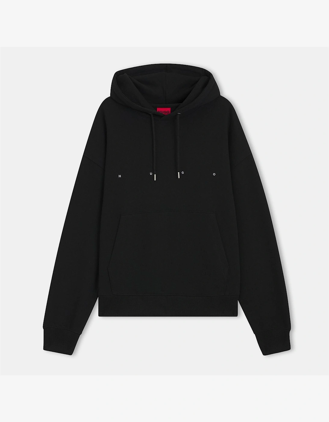 Hooded Neck Drop Shoulder Sweatshirt
