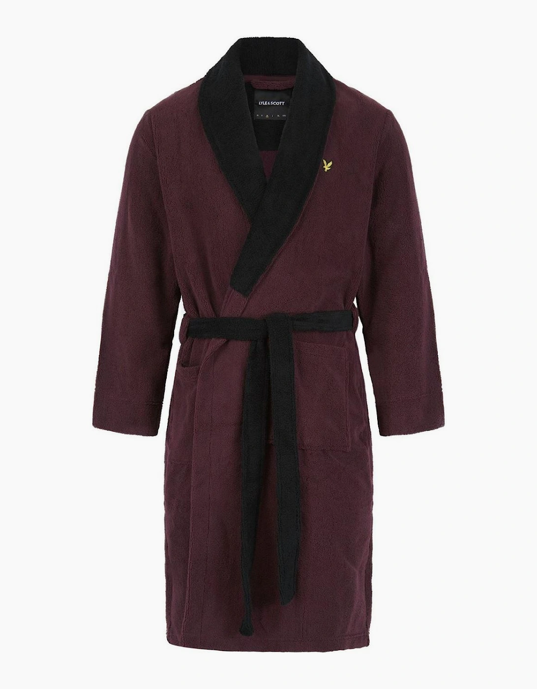 Shawl Neck Long Sleeve Robe