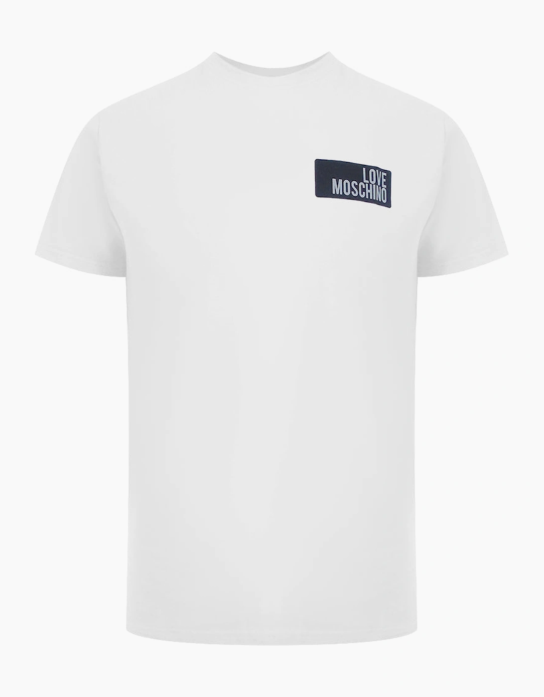 Love Moschino Box Logo White T-Shirt