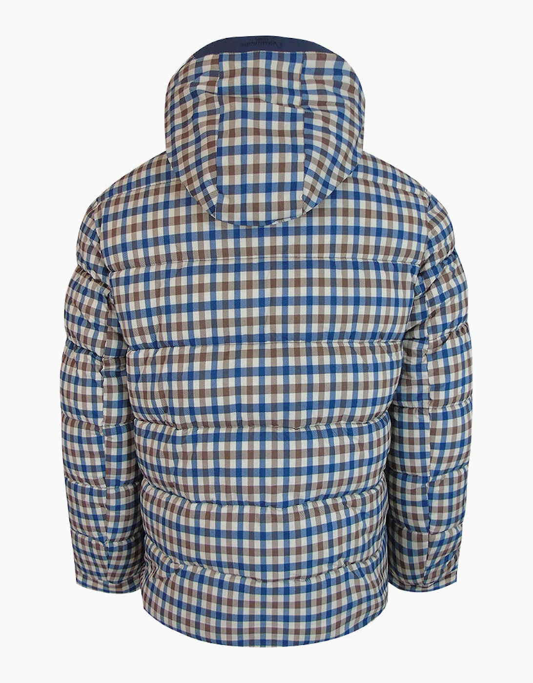 Aquascutum Active Sp Hooded Puffer Jacket Club Check