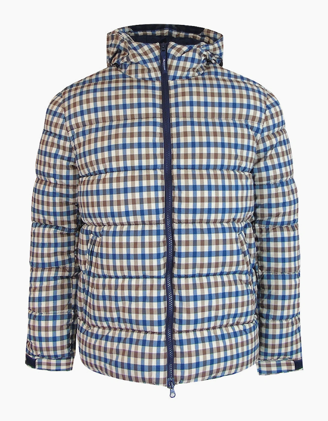 Aquascutum Active Sp Hooded Puffer Jacket Club Check, 3 of 2