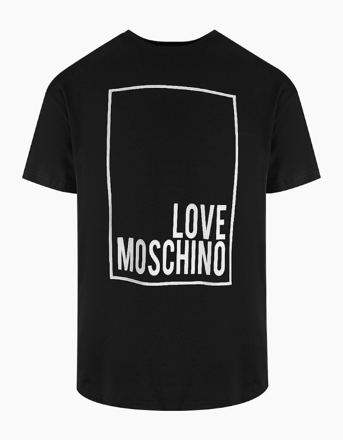 Love Moschino Box Logo Black T-Shirt