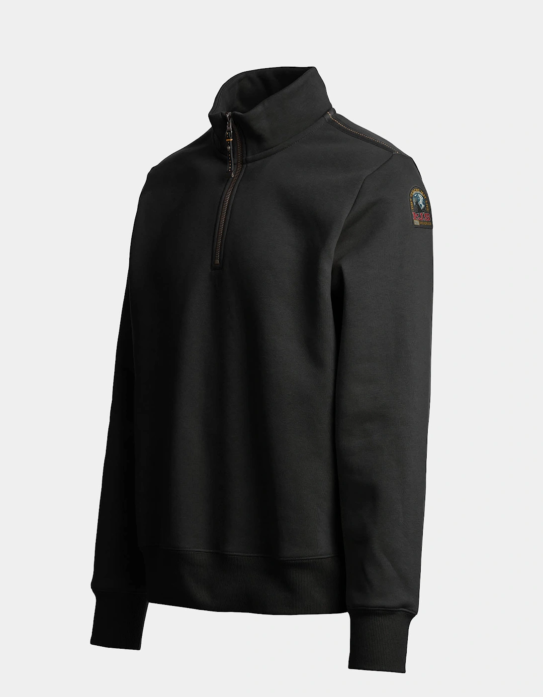 Parajumpers Broad Peak Mens Quarter Zip Sweatshirt - Black 541