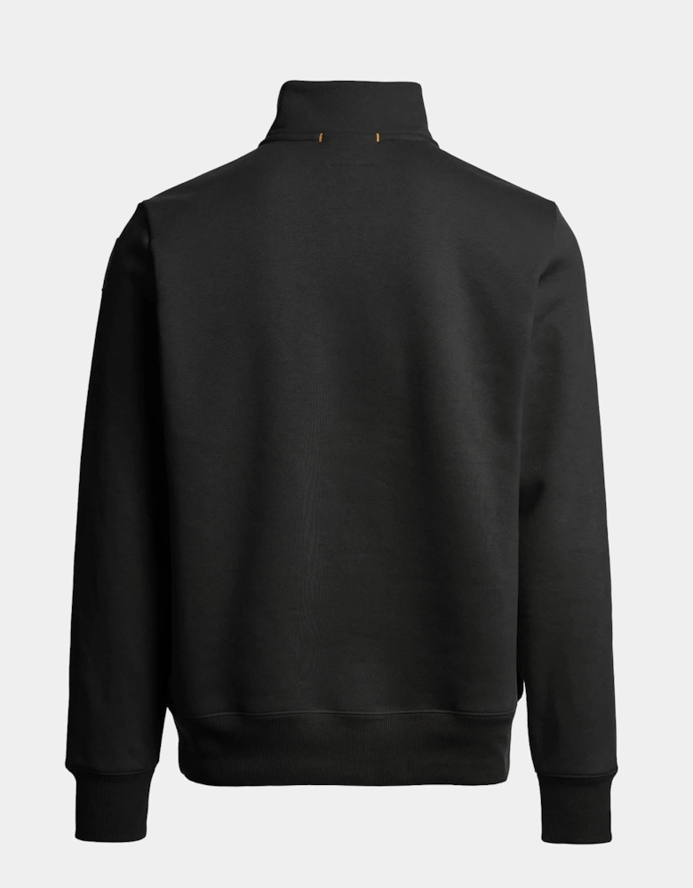 Parajumpers Broad Peak Mens Quarter Zip Sweatshirt - Black 541