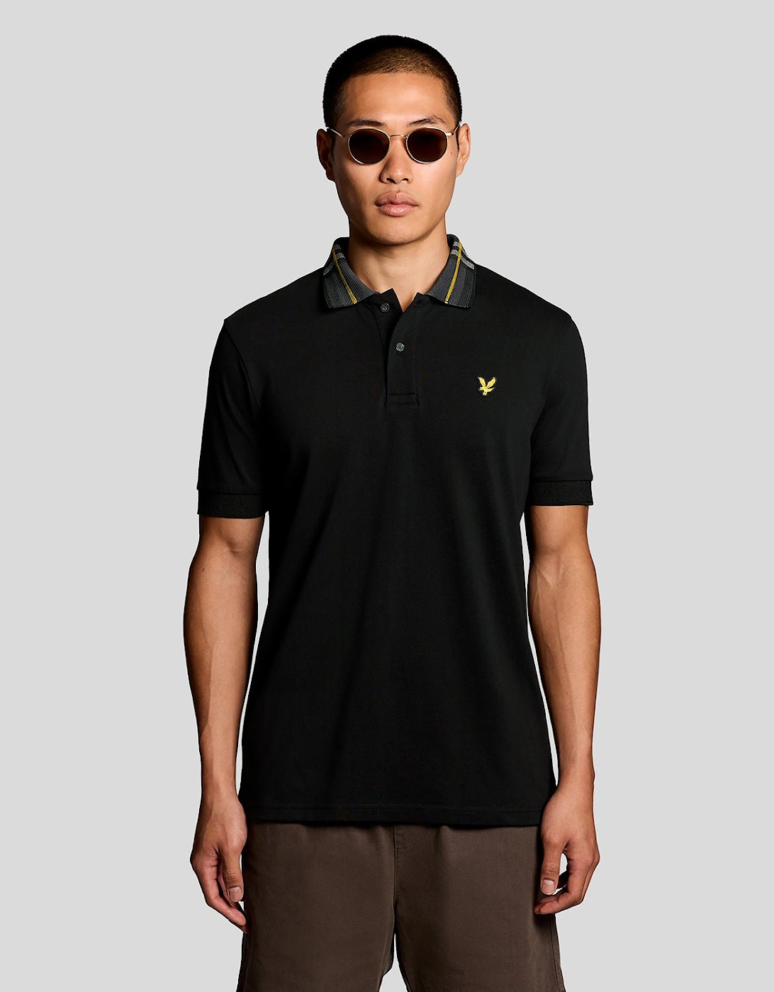 Tartan Collar Polo Shirt, 7 of 6