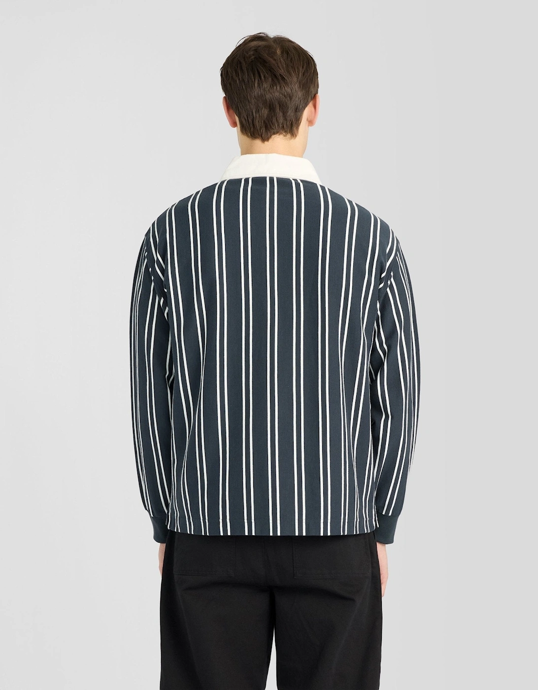 Cotton Striped Rugby Shirt