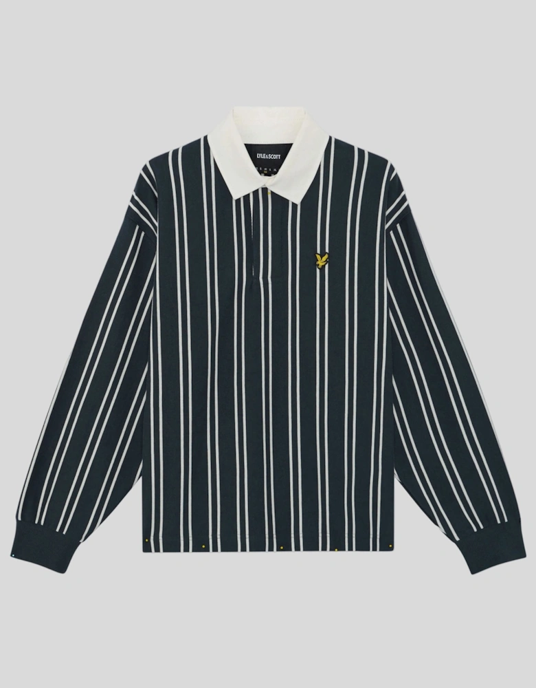 Cotton Striped Rugby Shirt
