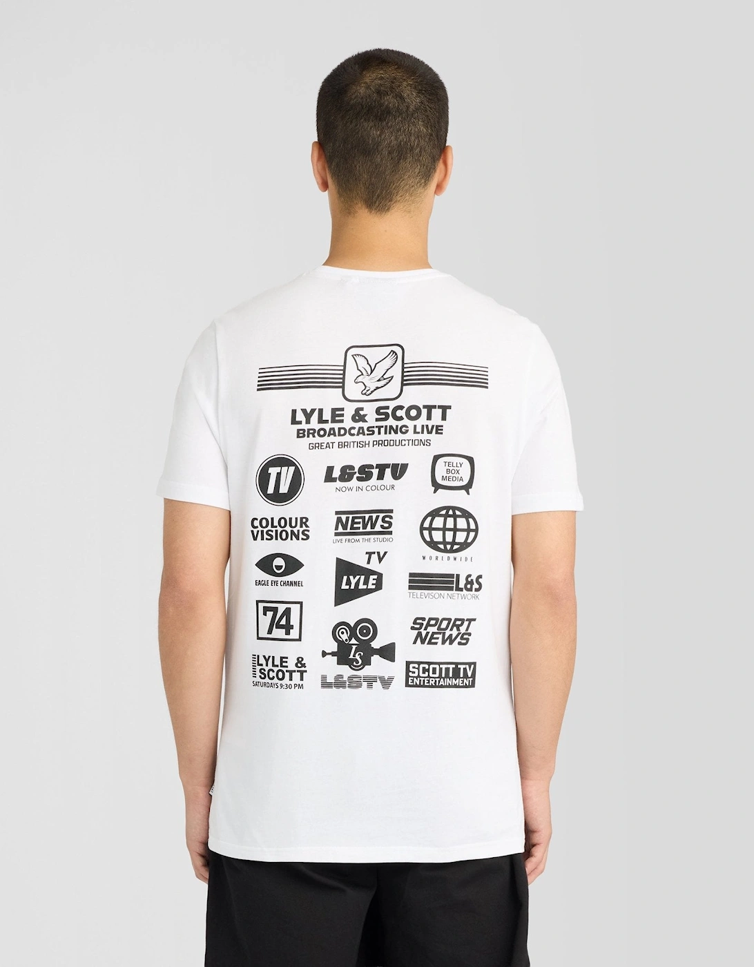 Broadcaster Back Graphic T-Shirt