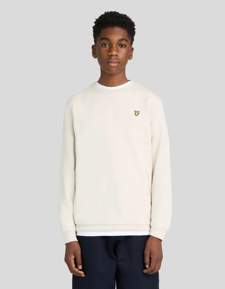 Cotton Crew Neck Sweatshirt
