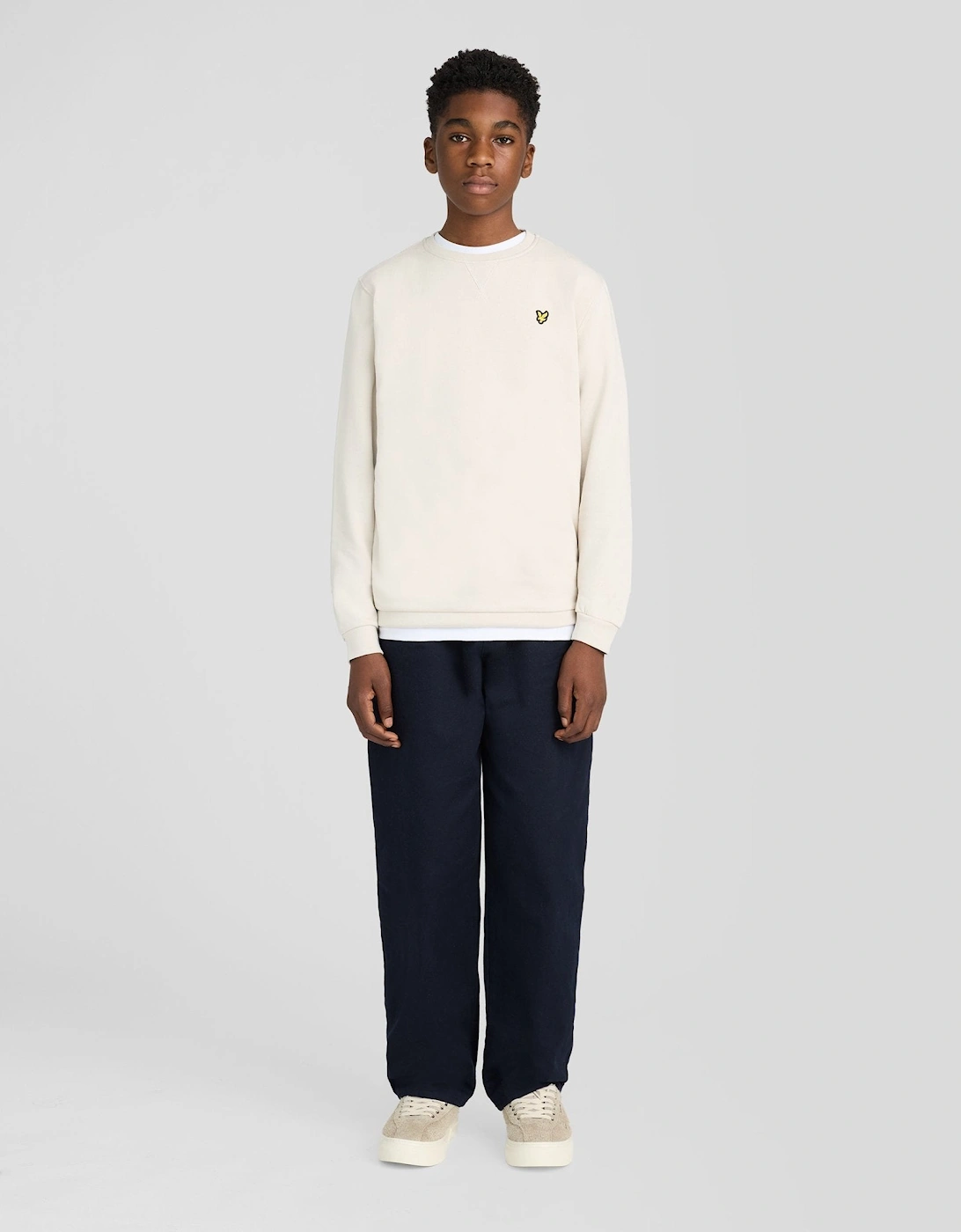 Cotton Crew Neck Sweatshirt