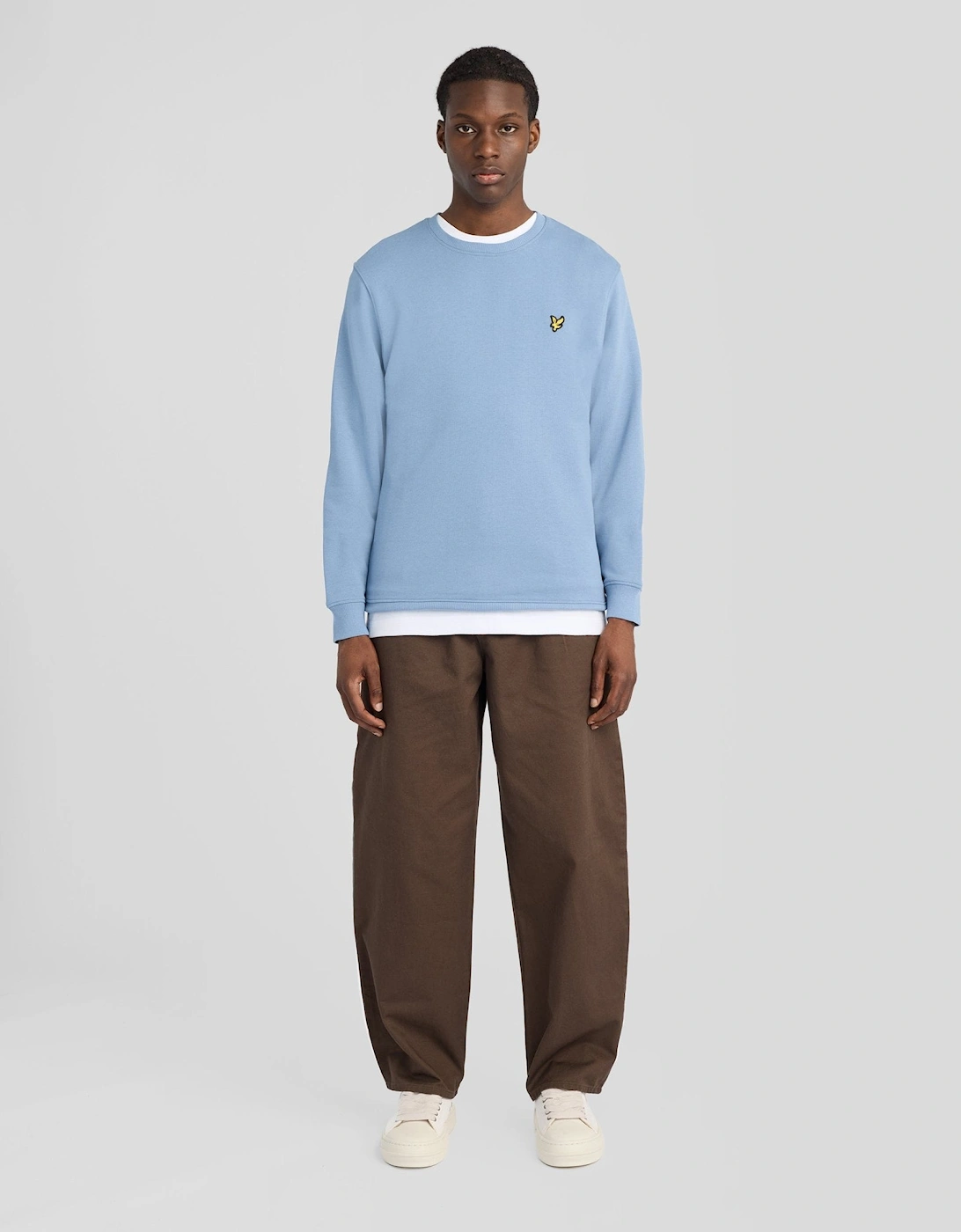Cotton Crew Neck Sweatshirt