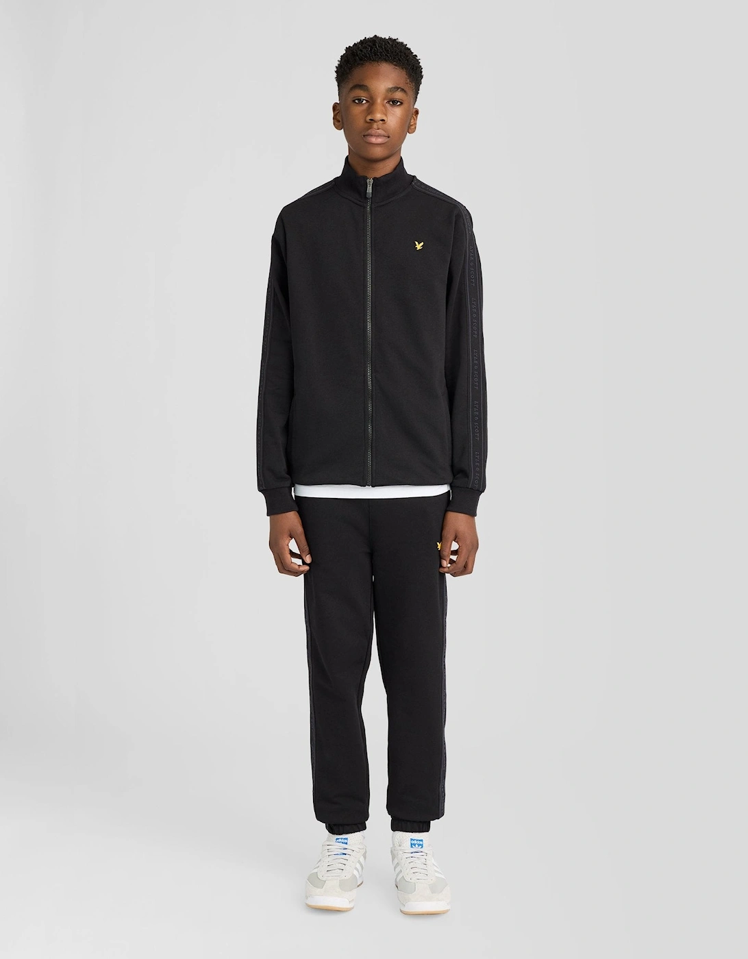 Cotton Jacquard Tape Track Top