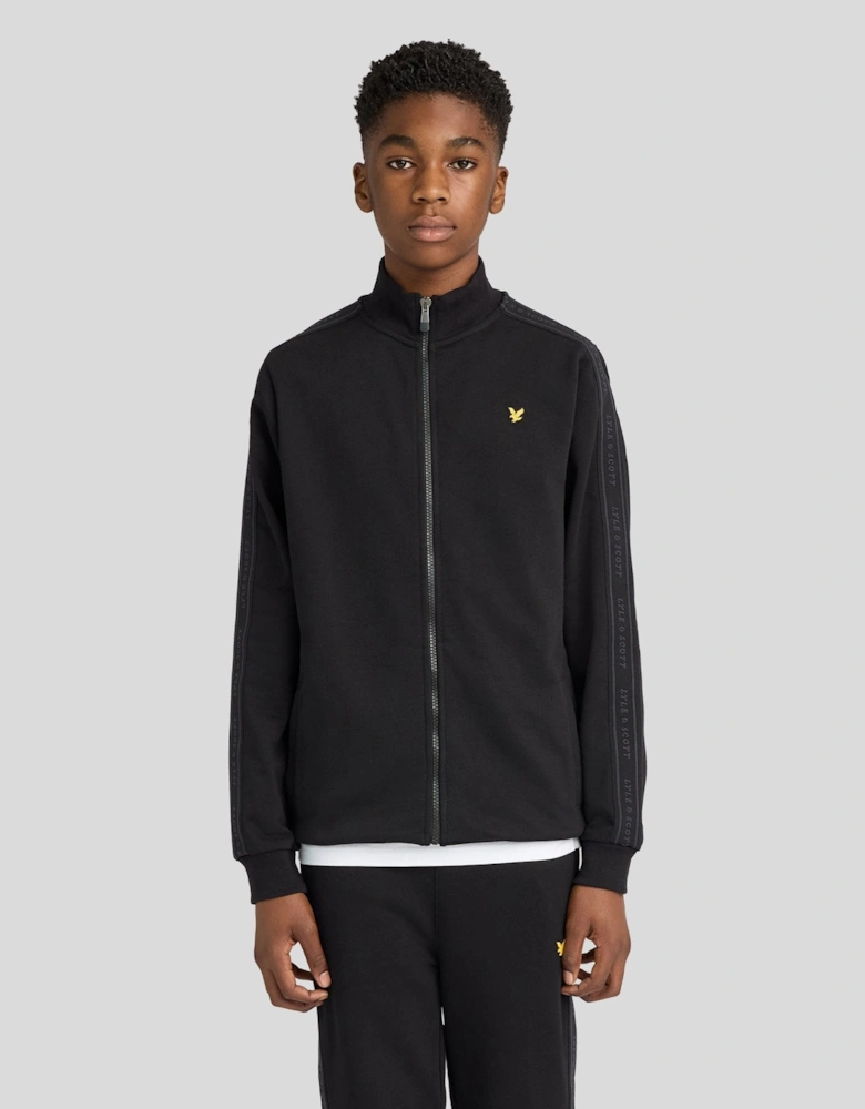 Cotton Jacquard Tape Track Top