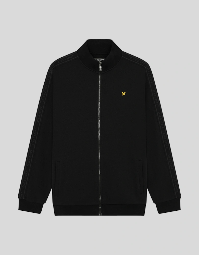 Cotton Jacquard Tape Track Top
