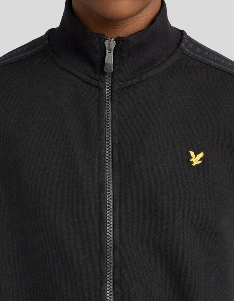 Cotton Jacquard Tape Track Top