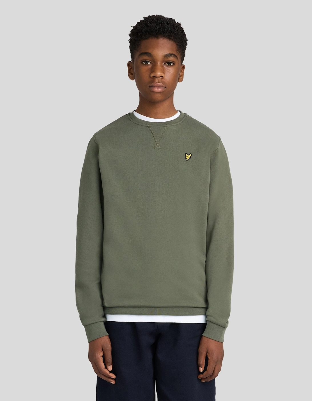 Cotton Crew Neck Sweatshirt
