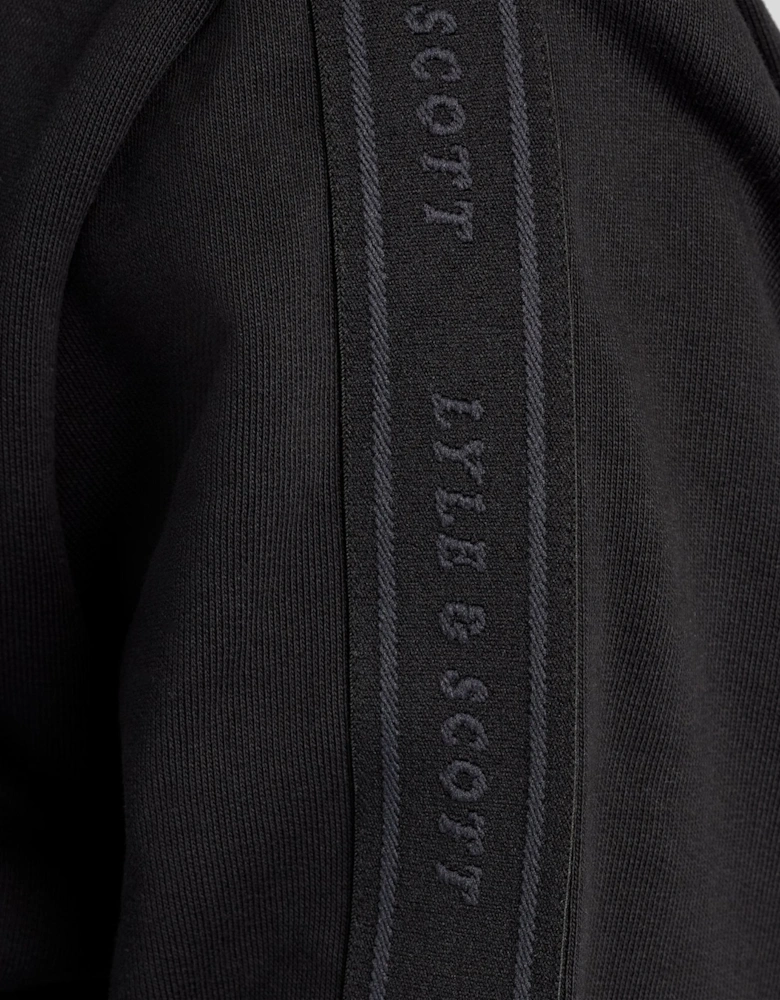 Cotton Jacquard Tape Track Top