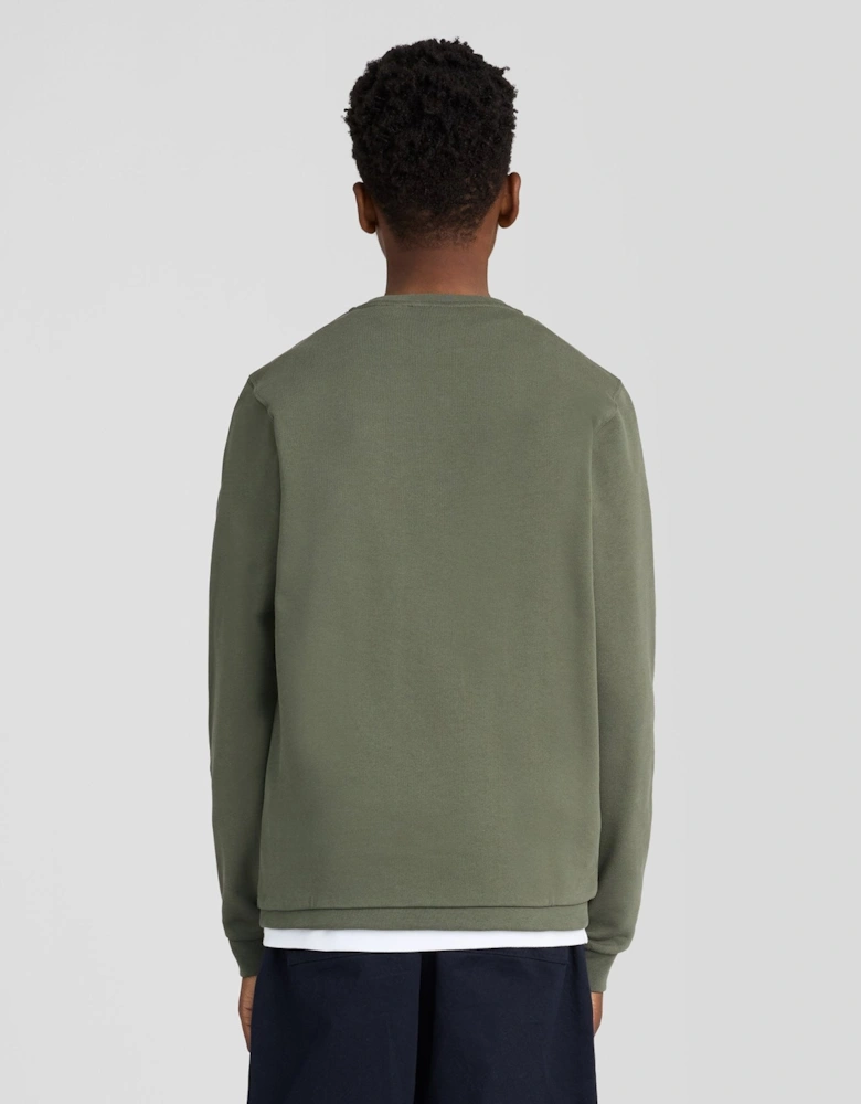 Cotton Crew Neck Sweatshirt