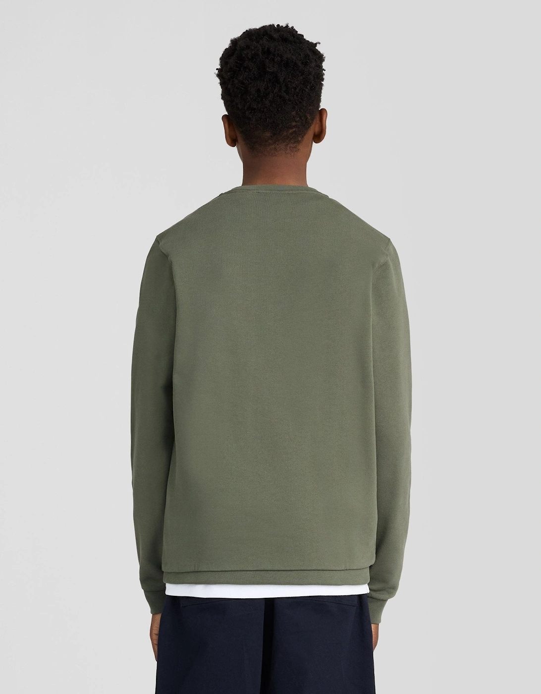 Cotton Crew Neck Sweatshirt