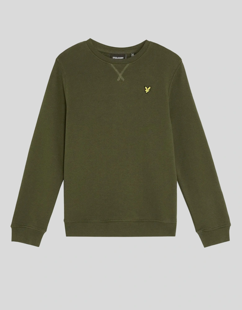 Cotton Crew Neck Sweatshirt