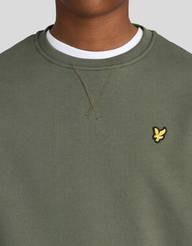 Cotton Crew Neck Sweatshirt