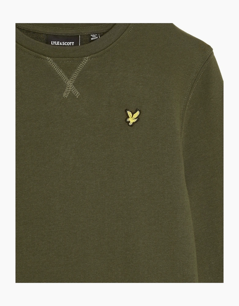 Cotton Crew Neck Sweatshirt