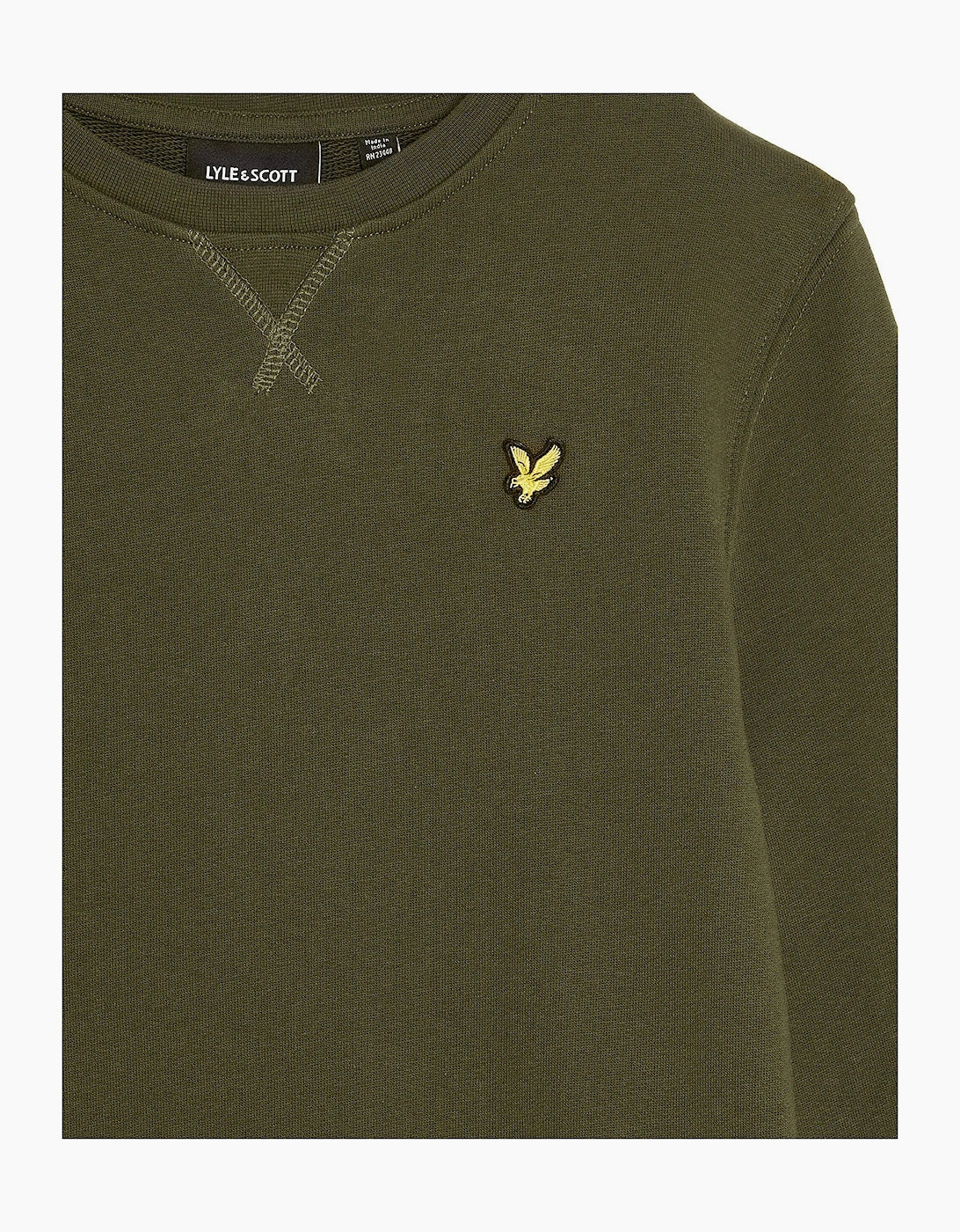 Cotton Crew Neck Sweatshirt