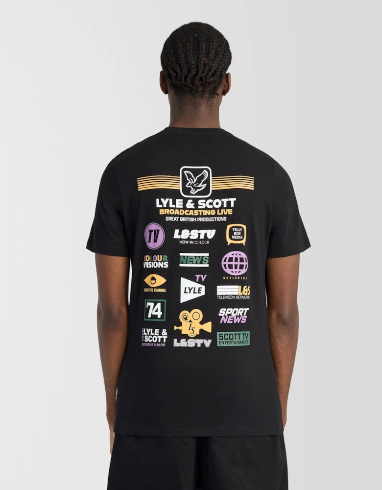 Broadcaster Back Graphic T-Shirt