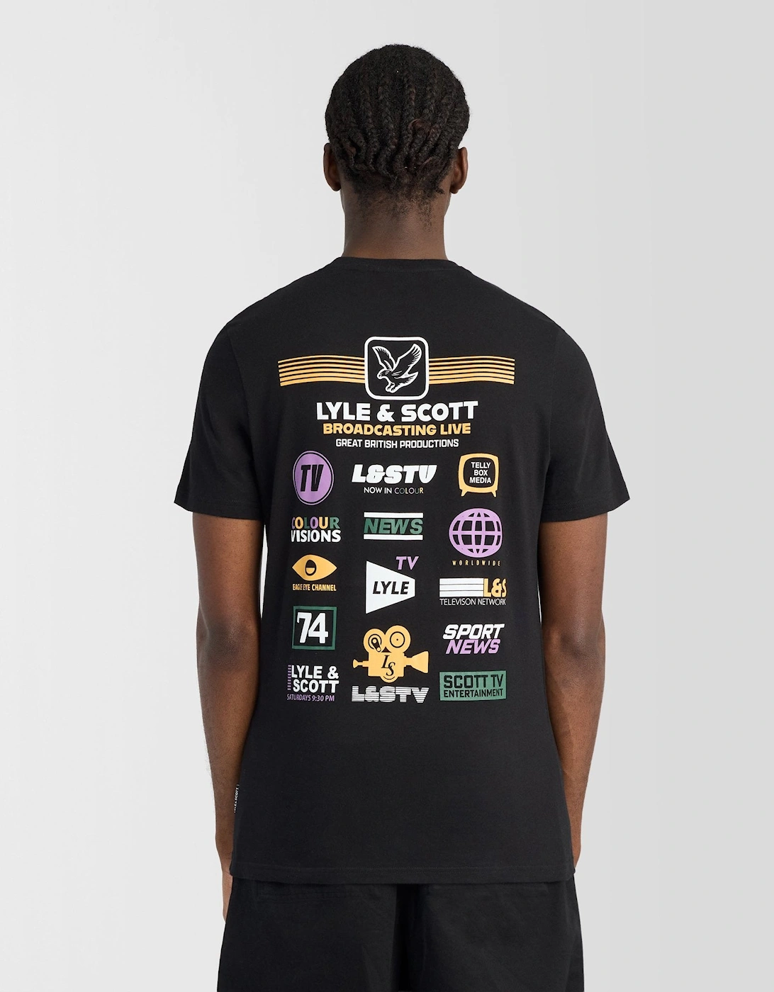 Broadcaster Back Graphic T-Shirt