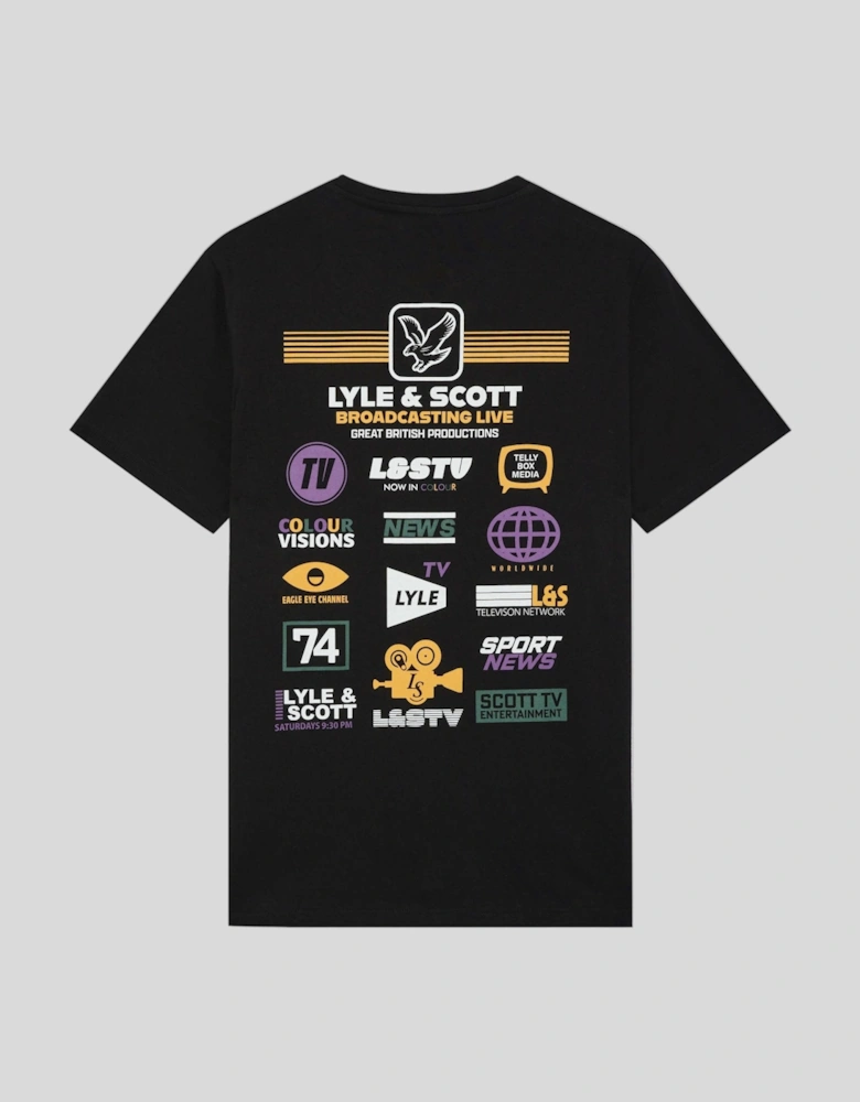 Broadcaster Back Graphic T-Shirt