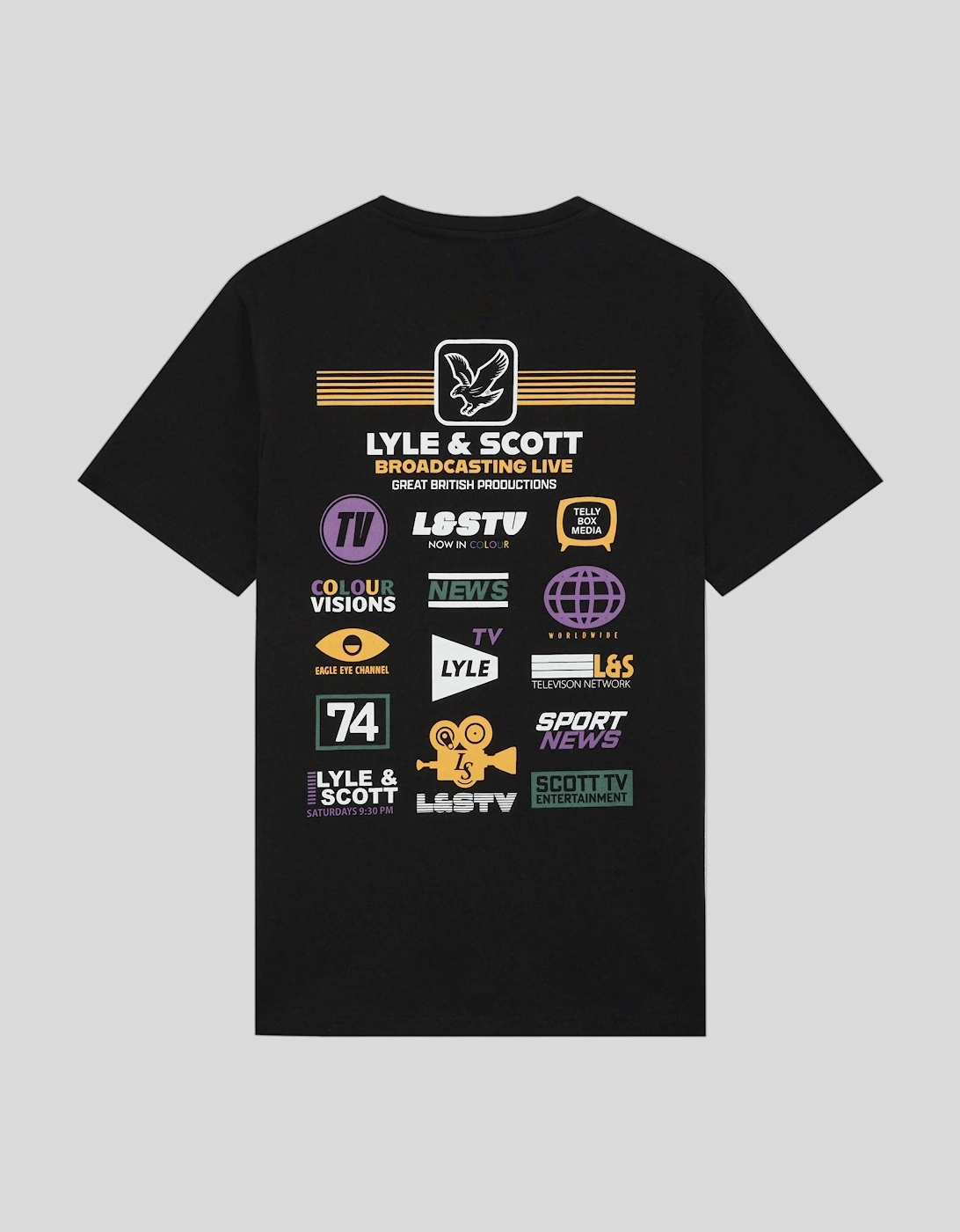 Broadcaster Back Graphic T-Shirt