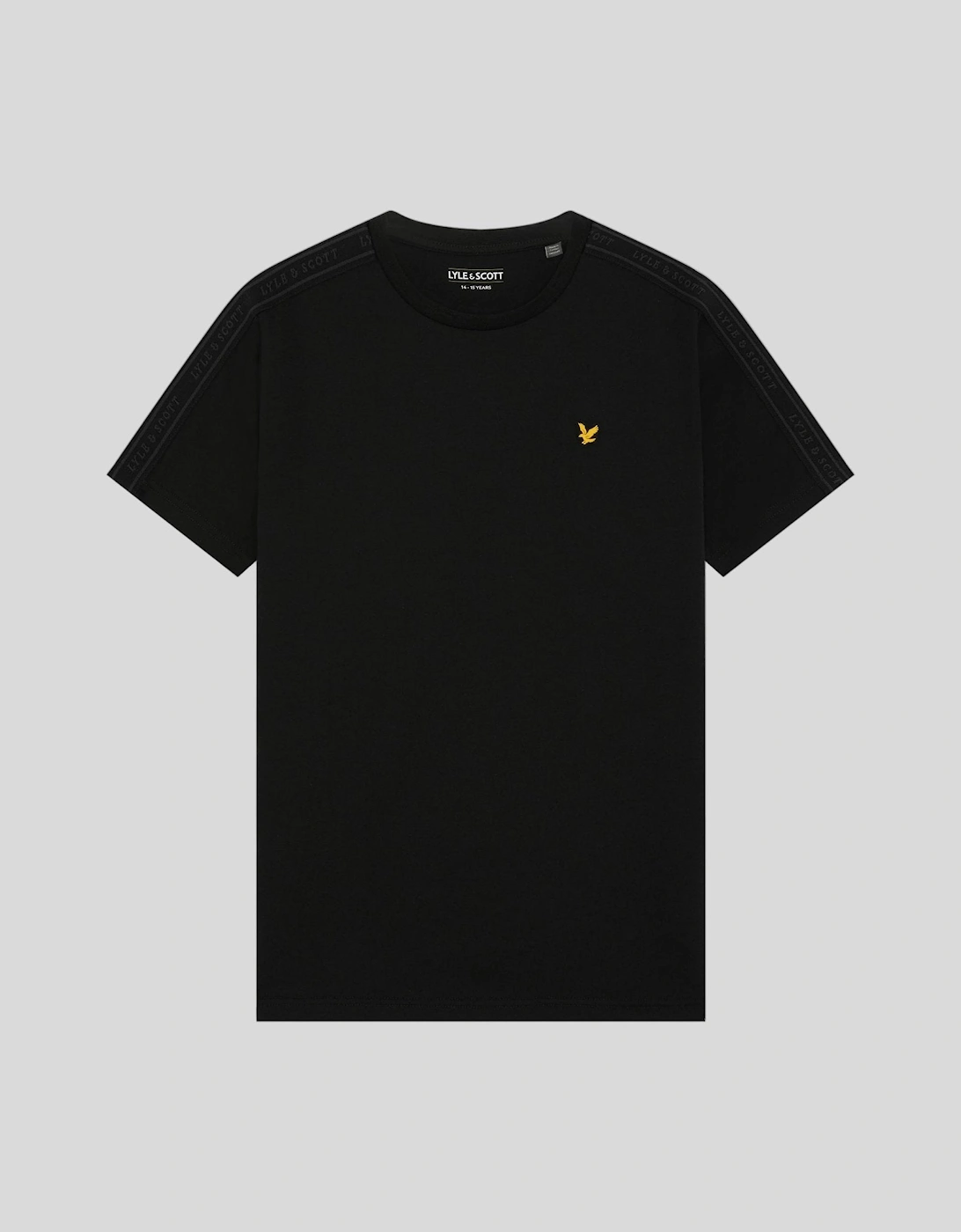 Cotton Blend Jacqaurd Tape T-Shirt