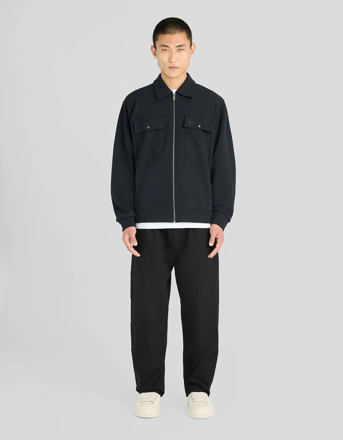 Pique Interlock Cotton Overshirt