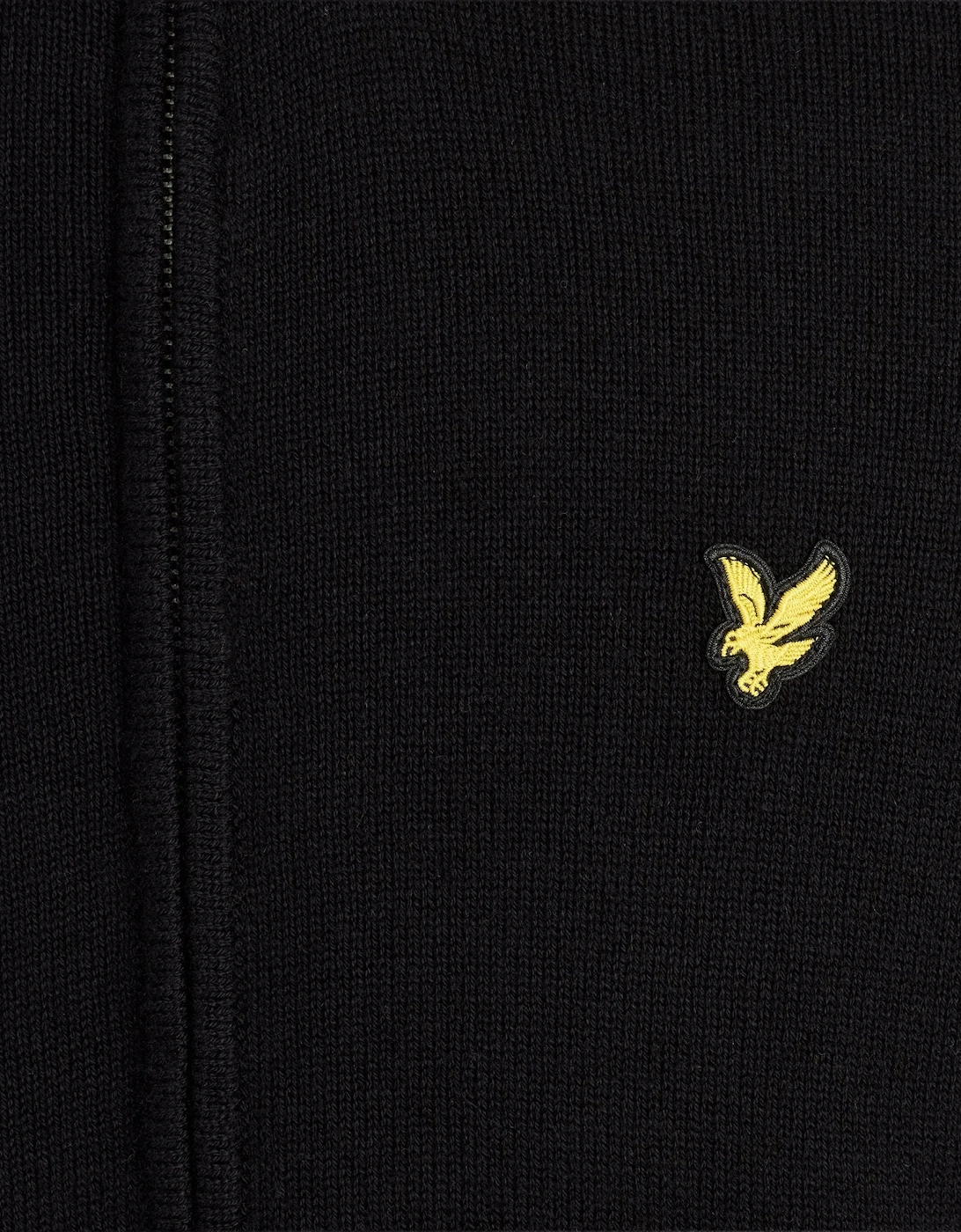 Cotton Merino Zip Cardigan