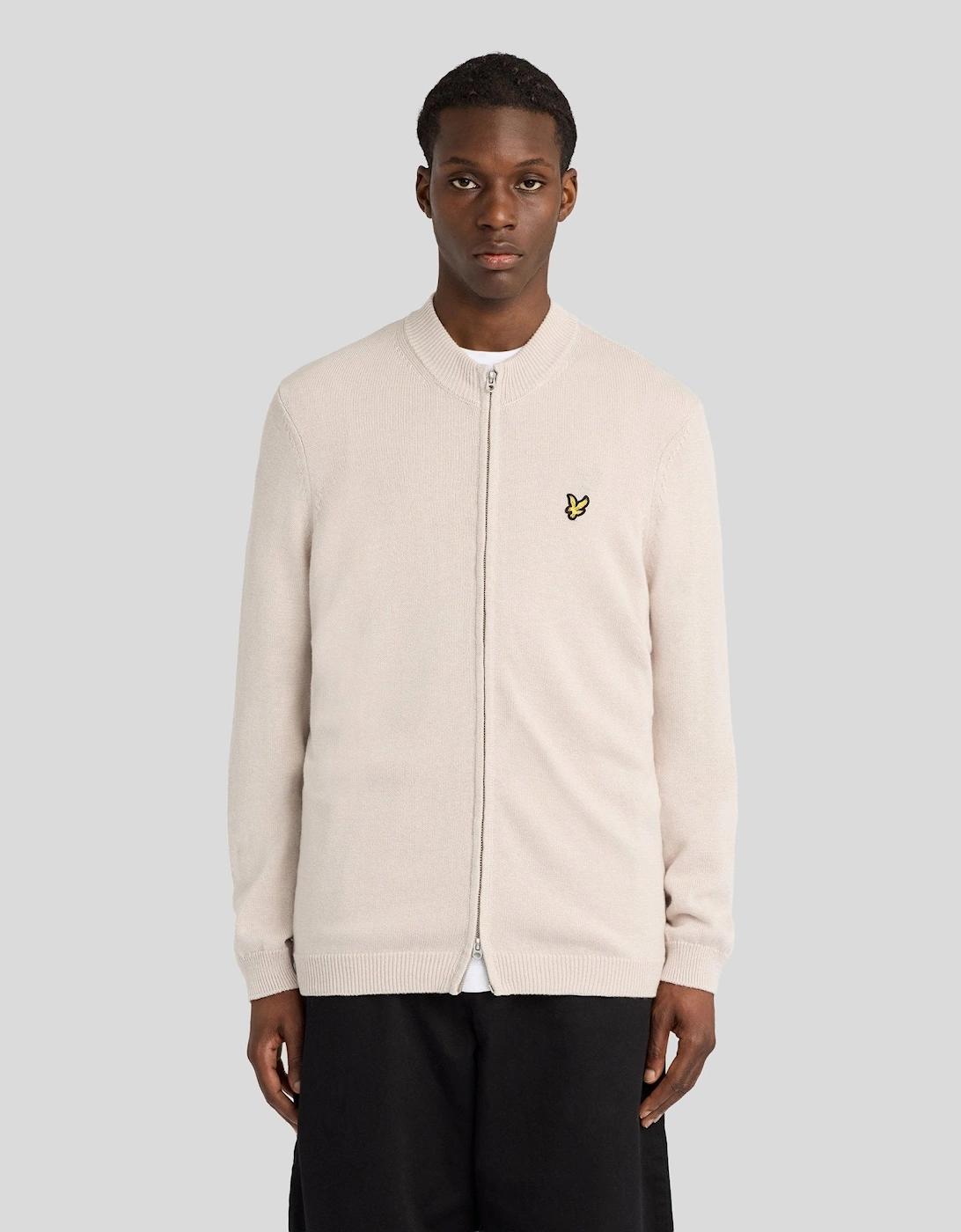 Cotton Merino Zip Cardigan, 7 of 6