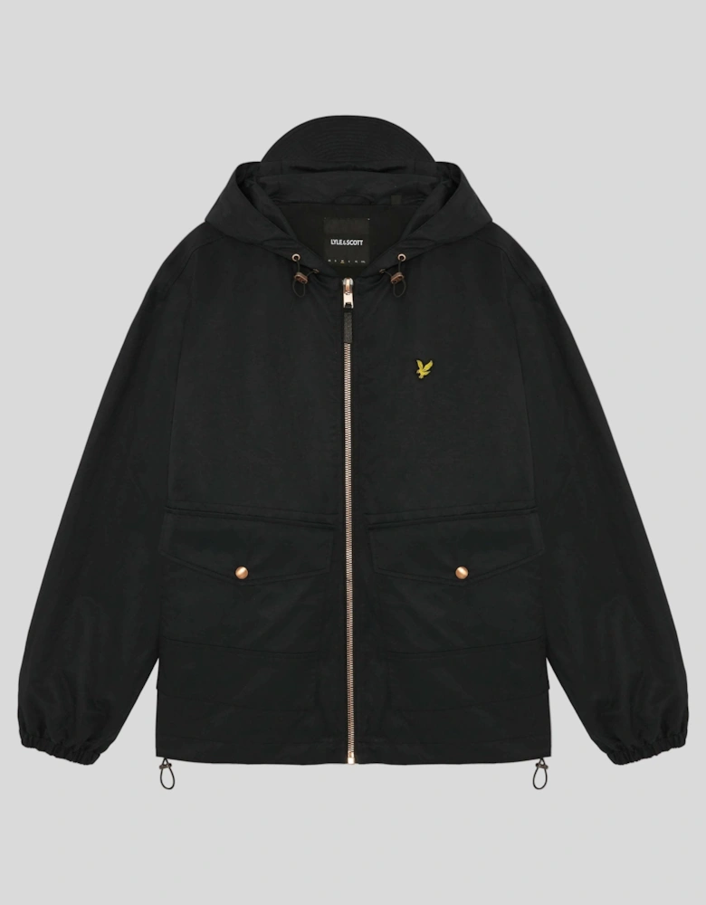 Waxed Hooded Utility Jacket