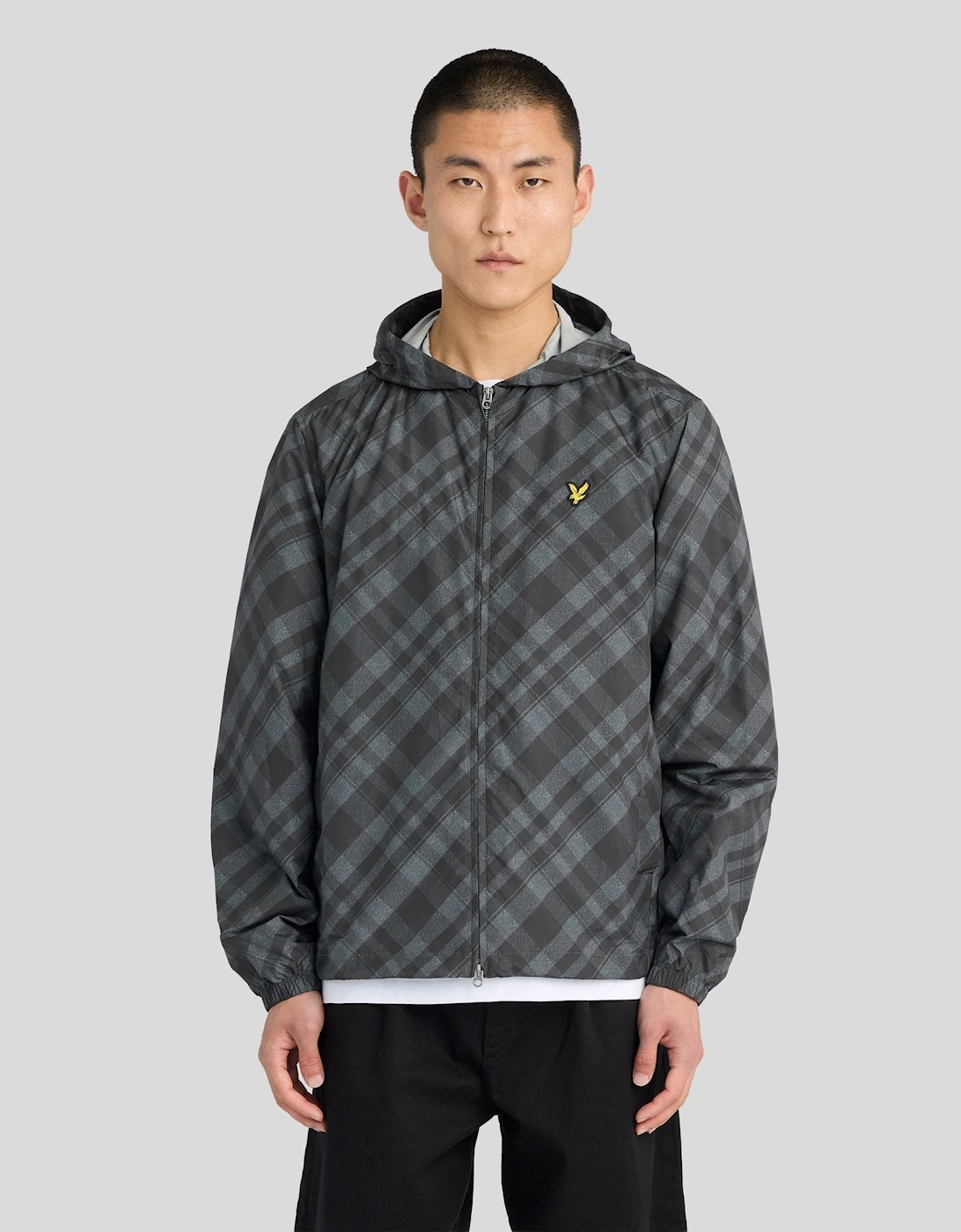 Tartan Lightweight Hooded Jacket, 7 of 6