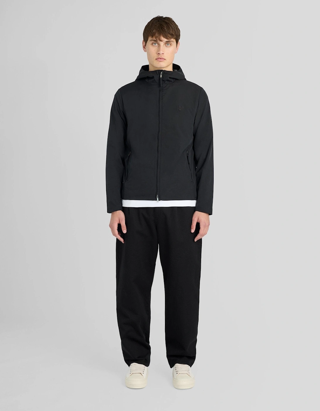 Nylon Hooded Jacket
