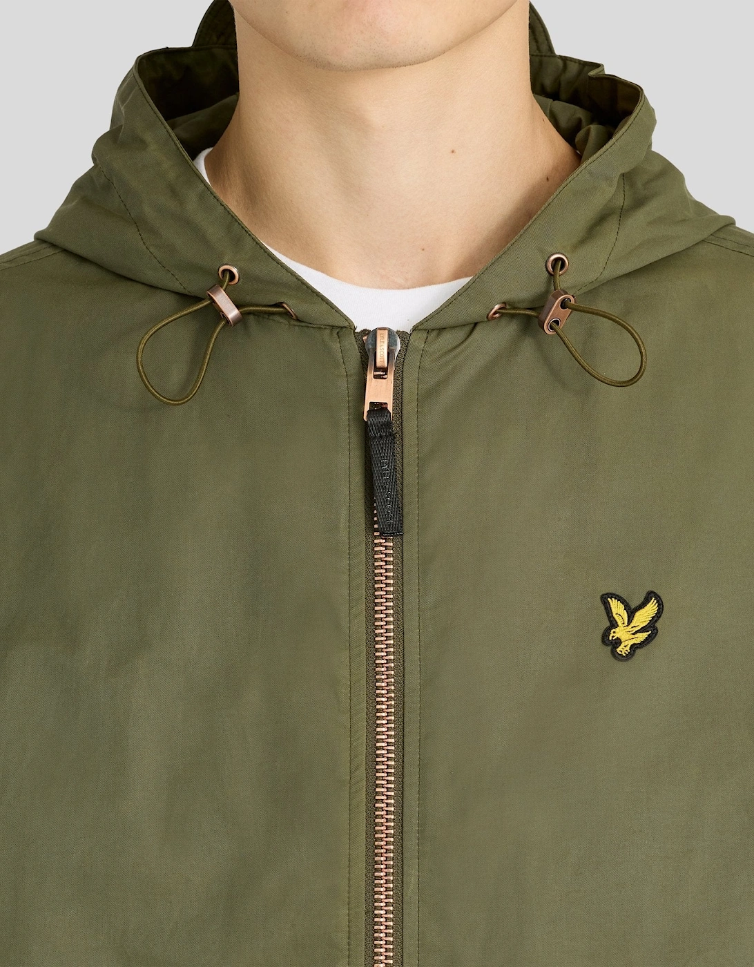 Waxed Hooded Utility Jacket