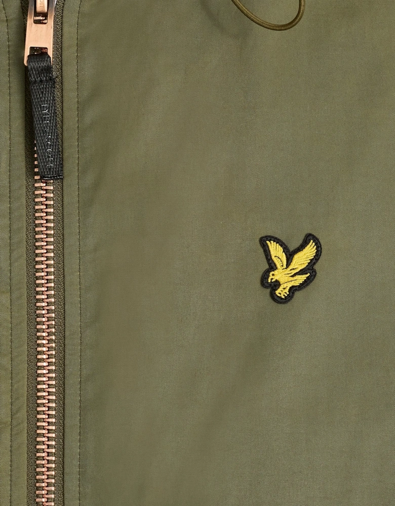 Waxed Hooded Utility Jacket