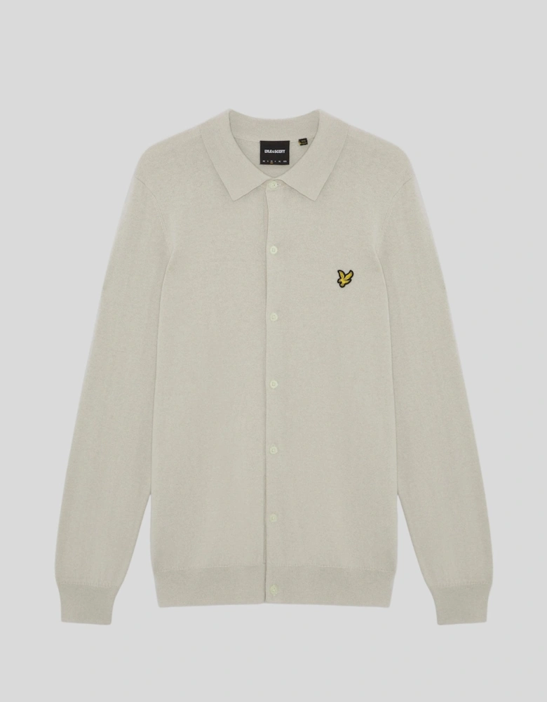 Cotton Merino Knitted Shirt