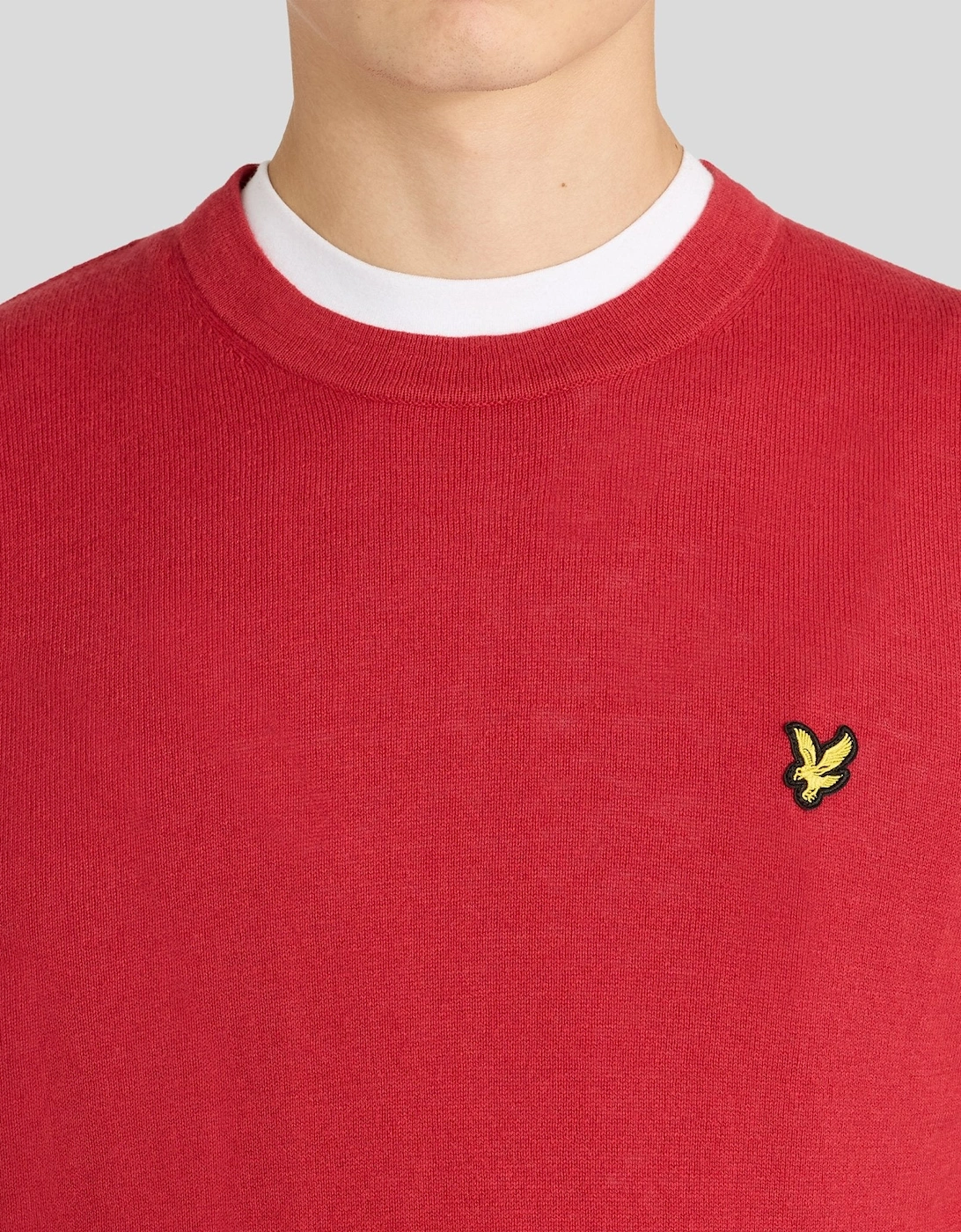 Cotton Merino Crew Neck Jumper